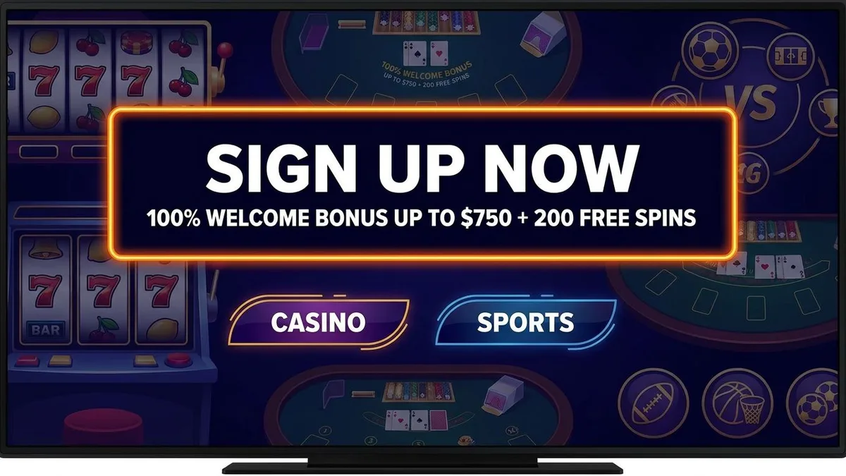 Sign up with bonus